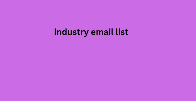 industry email list