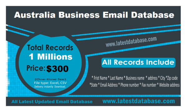 Australia Email Insights Data