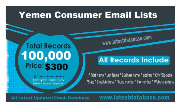 Yemen Email Insights Datas