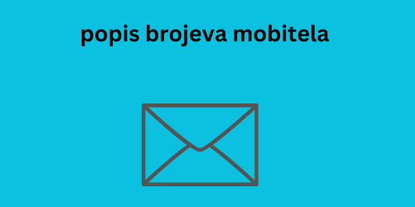 popis brojeva mobitela